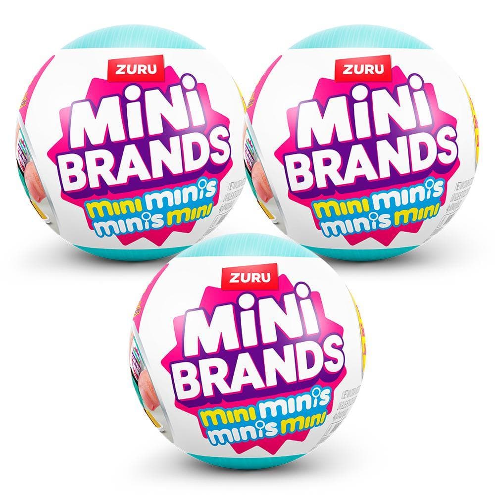 Kit 3 Bolinhas Surpresa Mini Brands Fill The Fridge Mini Minis — imagem 2 de 7