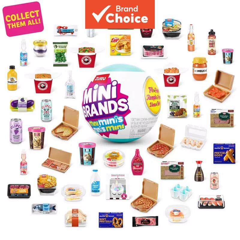 Mini Brands Fill The Fridge Mini Minis Série 1 — Pacote